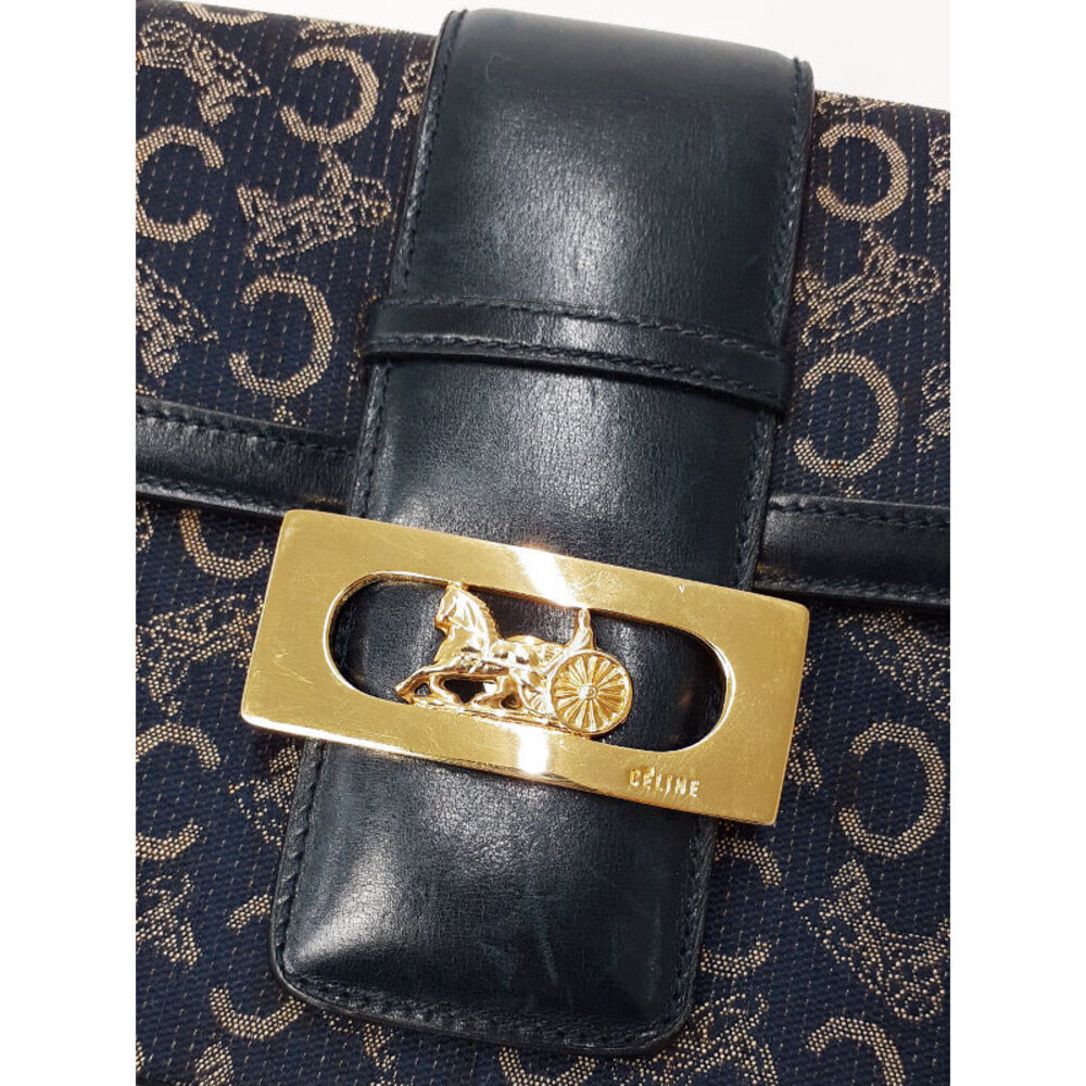 Celine Horse Carriage Macadam Shoulder Bag - Picture 9 of 9